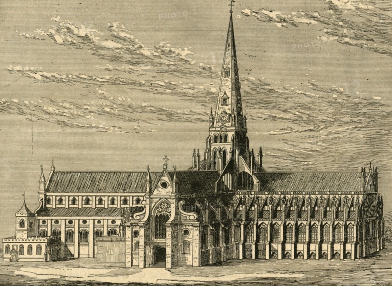 'Old St. Paul's', (1897). Creator: Unknown.