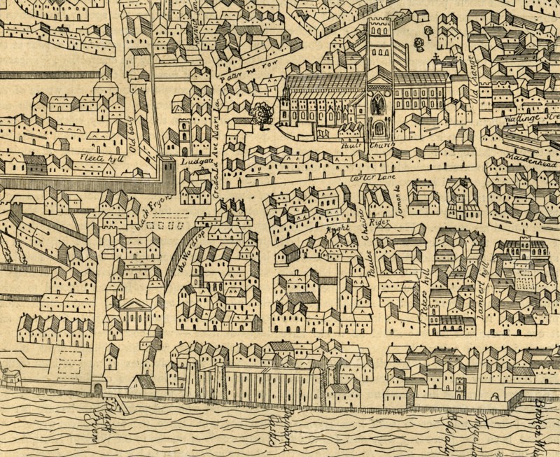 'St. Paul's and Neighbourhood', (1897).  Creator: Unknown.