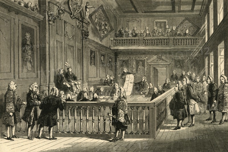 'The Last Heraldic Court', (1897). Creator: Unknown.