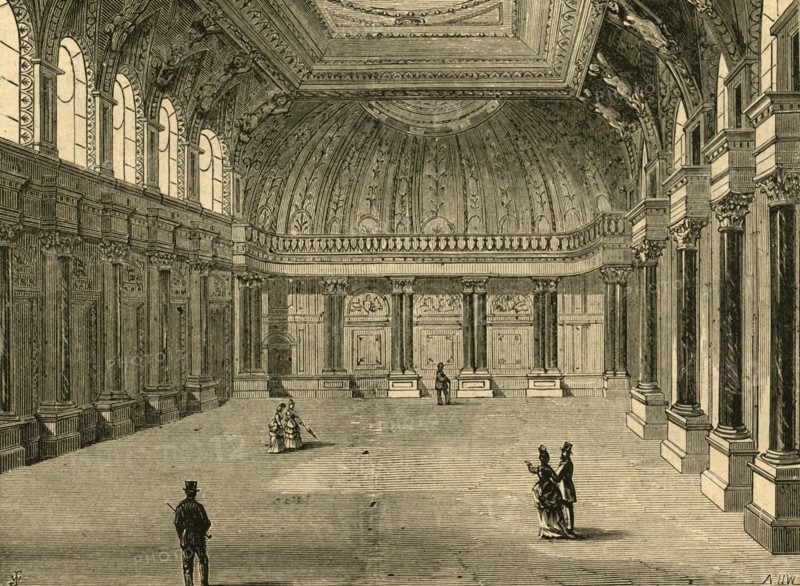 'Interior of Drapers' Hall', 1897. Creator: Unknown.