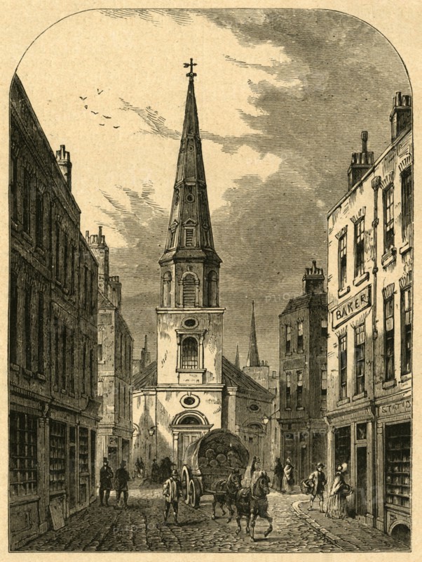 'St. Antholin's Church, Watling Street (1868)', (1897). Creator: Unknown.
