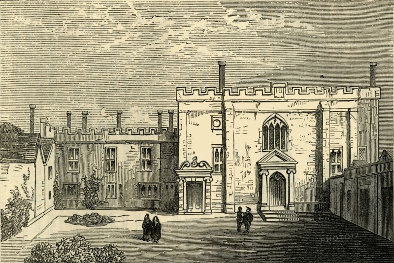 'The Monastery of St. John of Jerusalem, Clerkenwell - The Chapel from the South', (c1872). Creator: Unknown.