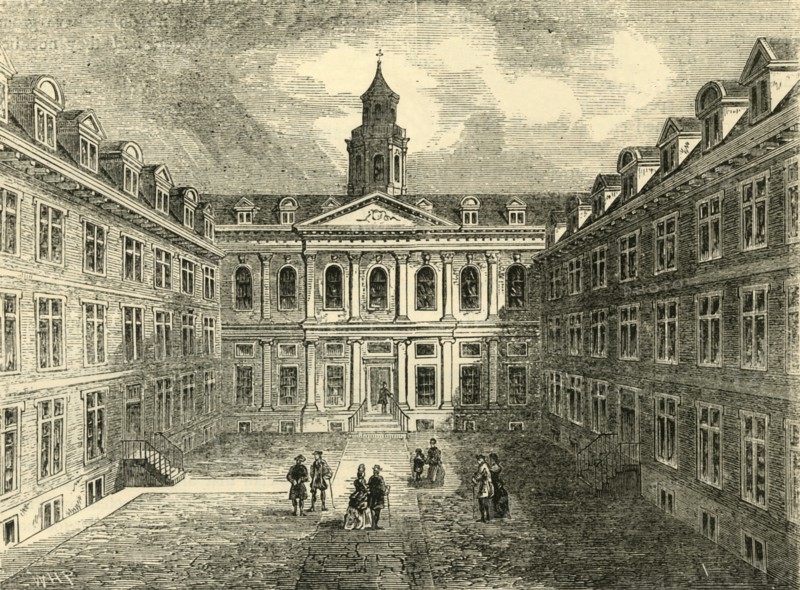 'College of Physicians, Warwick Lane. Interior of the Quadrangle', (c1872). Creator: Unknown.