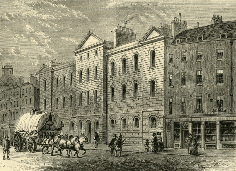 'Giltspur Street Compter, 1840', (c1872). Creator: Unknown.