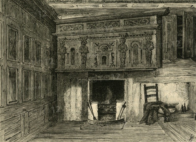 'Room of a House in Fulwood's Rents (After Archer.)', (c1872). Creator: Unknown.