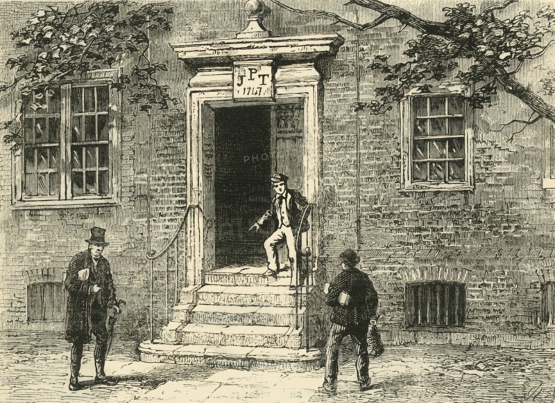 'Doorway in Staple's Inn', c1872. Creator: Unknown.
