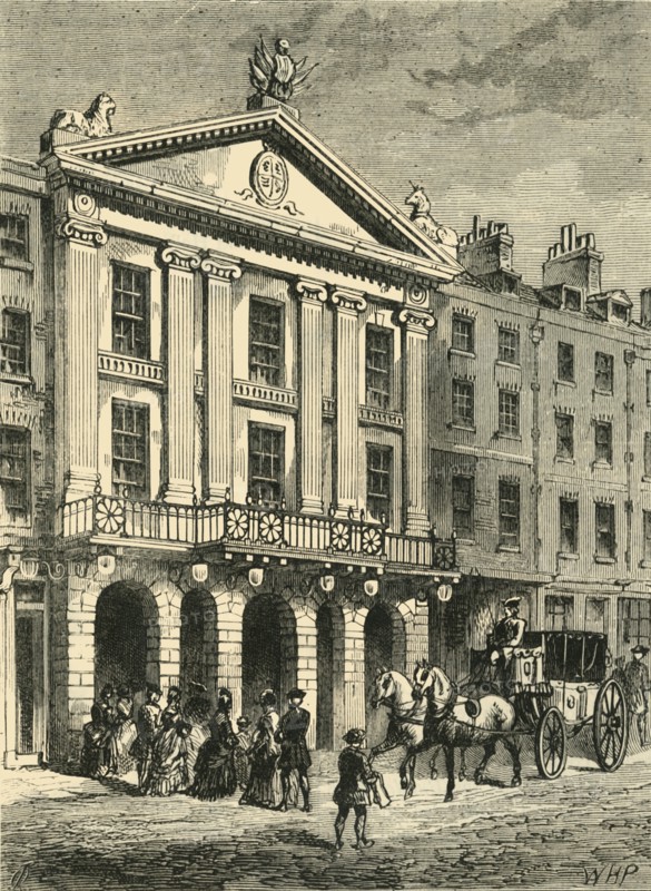 'Front of Old Drury Lane Theatre', (1881). Creator: Unknown.