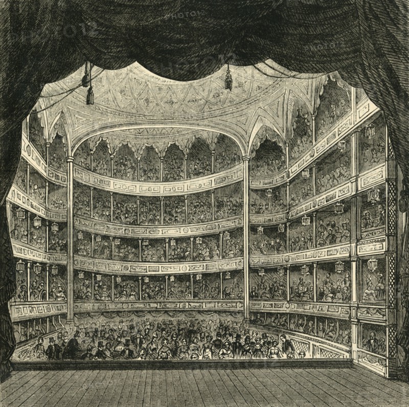 'Interior of Drury Lane Theatre, 1804', (1881). Creator: Unknown.