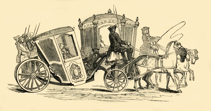 'Coaches: Reign of Queen Anne', (1881). Creator: Unknown.