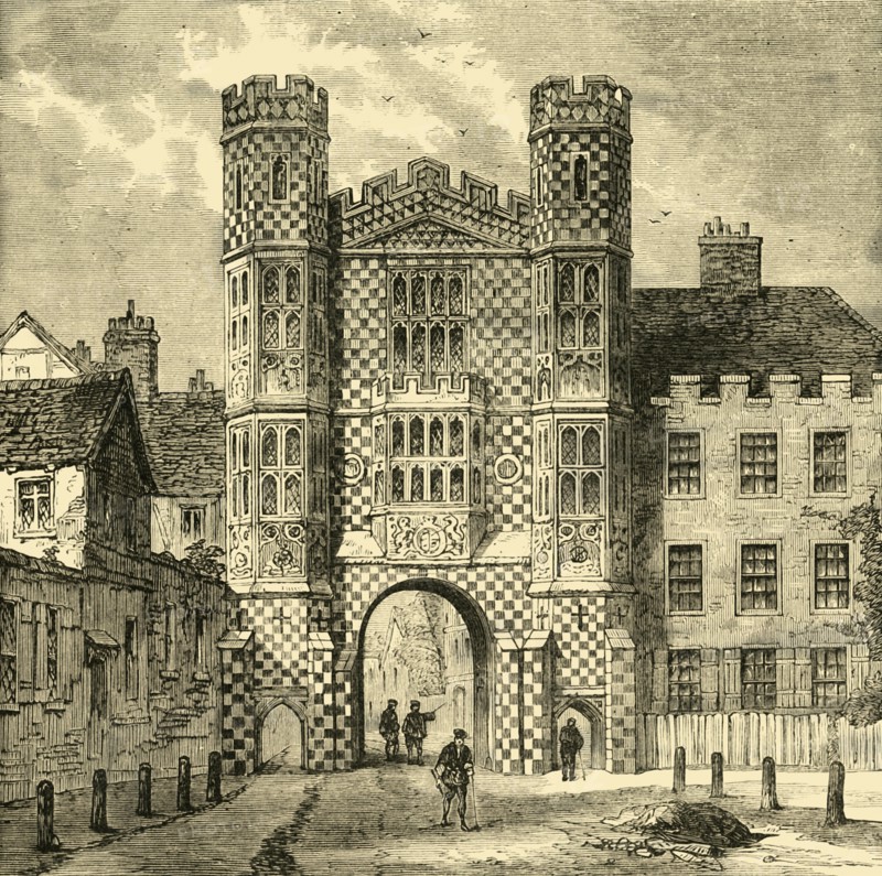 'The Holbein Gateway, Whitehall', (1881). Creator: Unknown.