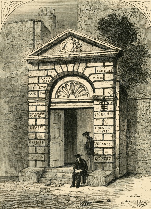 'Entrance to Westminster School', (1881). Creator: Unknown.