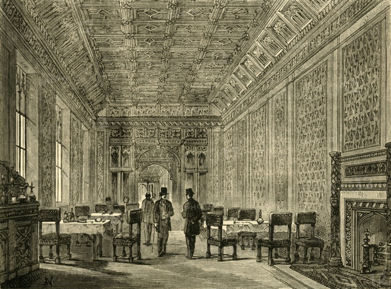 'The Refreshment-Room of the House of Lords', (1881). Creator: Unknown.