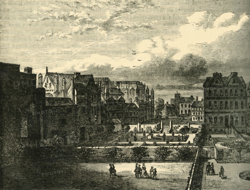 'Palace Yard, from the South', (1881). Creator: Unknown.