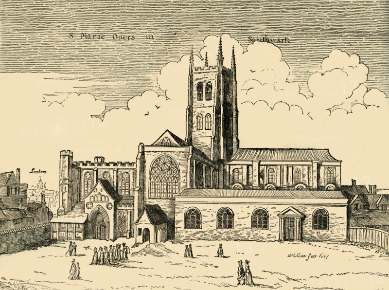 'View of St. Mary Overy', (c1878). Creator: Unknown.