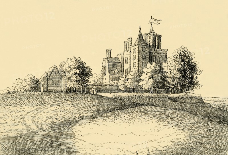 'Flamsteed House (From Hollar's Long View)', (c1878). Creator: Unknown.
