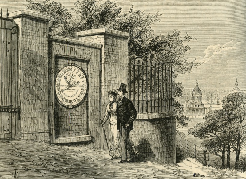 'The Magnetic Clock, Greenwich Observatory', c1840, (c1878). Creator: Unknown.