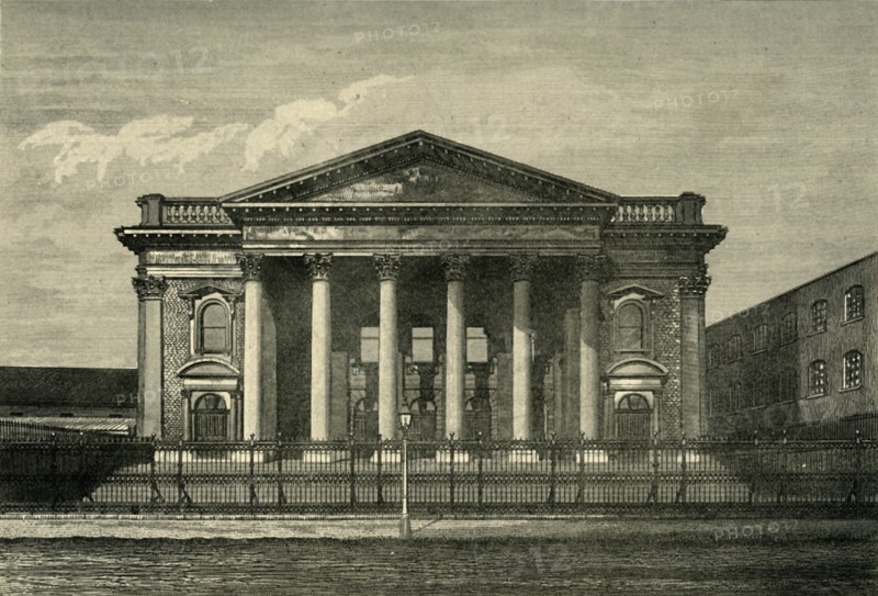 'Front of the Metropolitan Tabernacle', (c1878). Creator: Unknown.