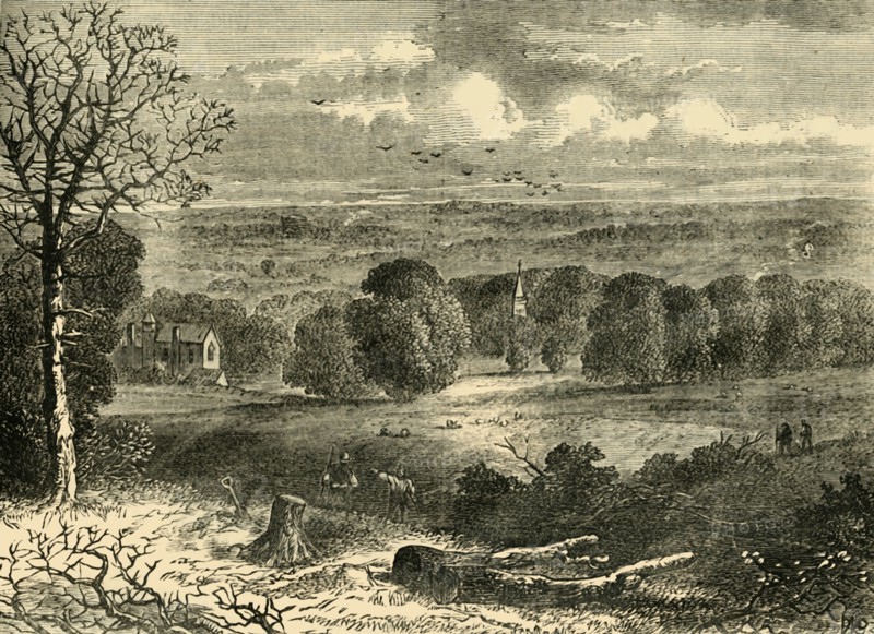 'Site of the Crystal Palace in 1852', (c1878). Creator: Unknown.