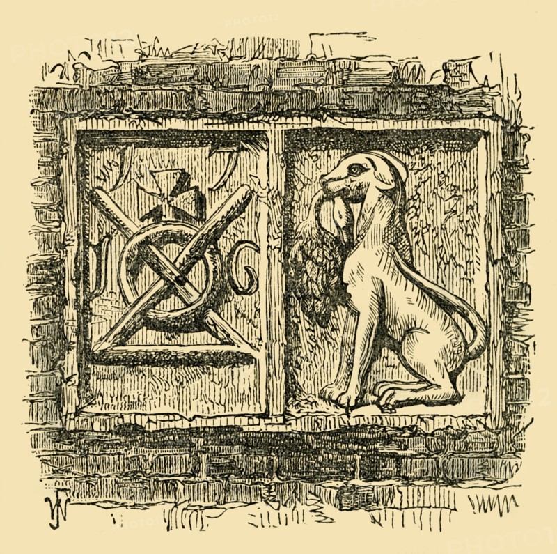 'Old Sign of the Dog and Duck.', (c1878). Creator: Unknown.