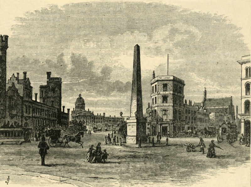 'The Obelisk in St. George's Circus', (c1878). Creator: Unknown.