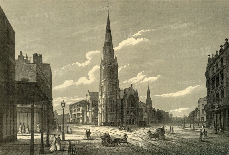 'Rowland Hill's Chapel & Schools, Westminster Bridge Road', (c1878). Creator: Unknown.