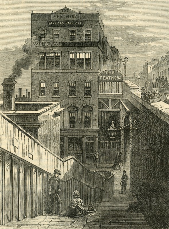 'The Houses in Waterloo Bridge Road', (c1878). Creator: Unknown.