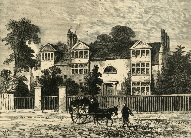'Richardson's House at Parson's Green (1799)', (c1878). Creator: Unknown.