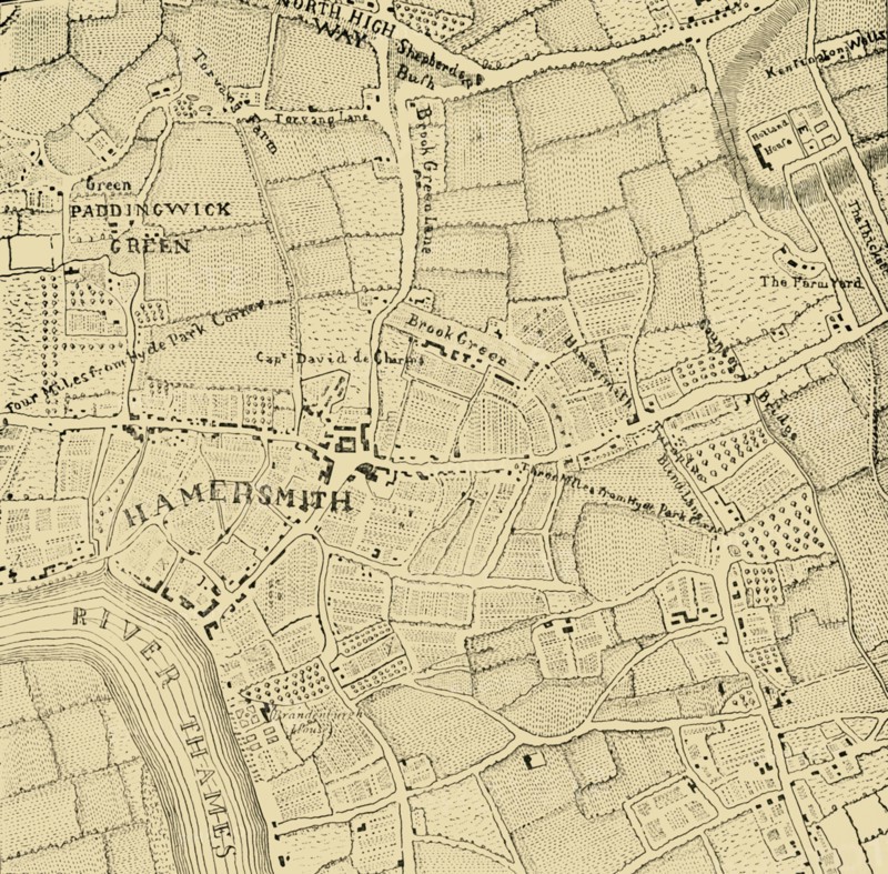 'Hammersmith in 1746', (c1878). Creator: Unknown.