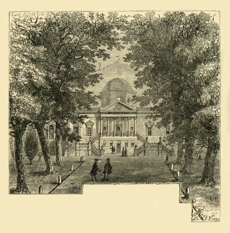 'Chiswick House, in 1763', (c1878). Creator: Unknown.