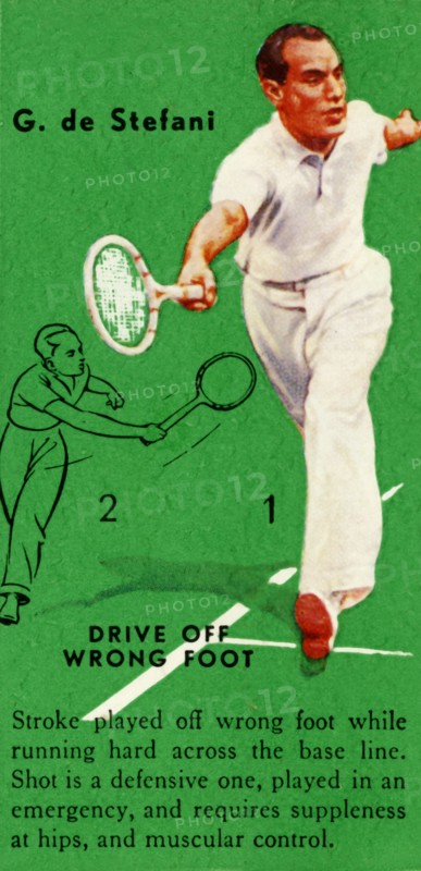 'G. de Stefani - Drive Off Wrong Foot', c1935. Creator: Unknown.