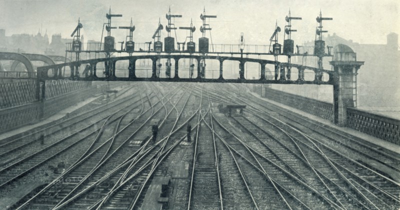 'A Bridge of Signals', 1922. Creator: Unknown.