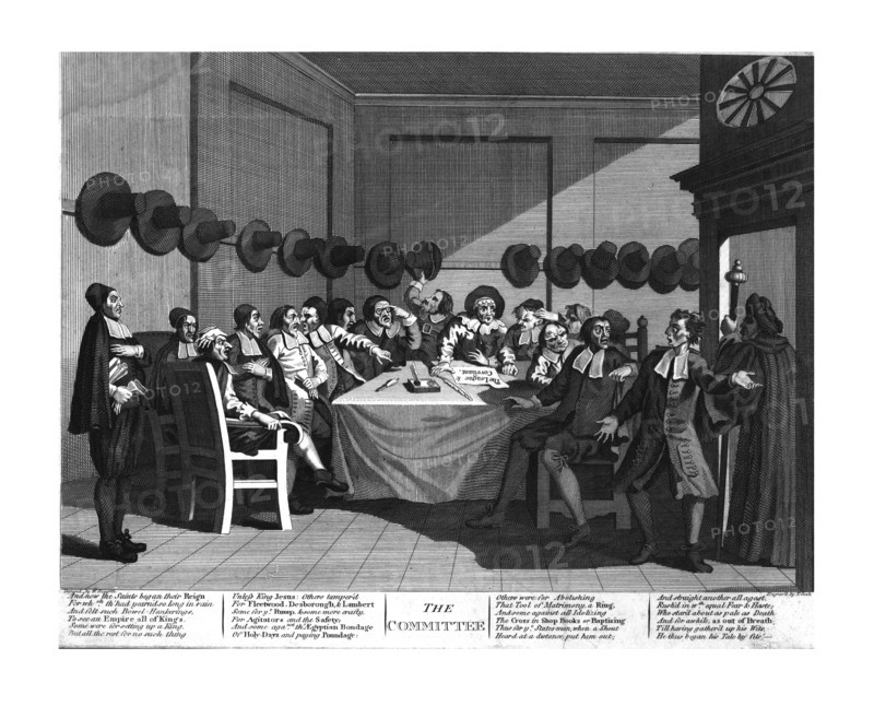 'The Committee', 1725, (early 19th century). Creator: T Cooke.