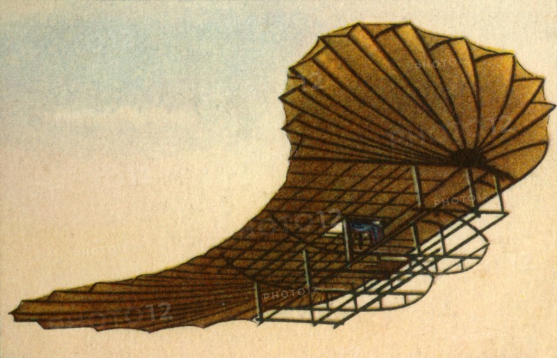 Etrich's 'Zanonia' glider, 1906. (1932). Creator: Unknown.