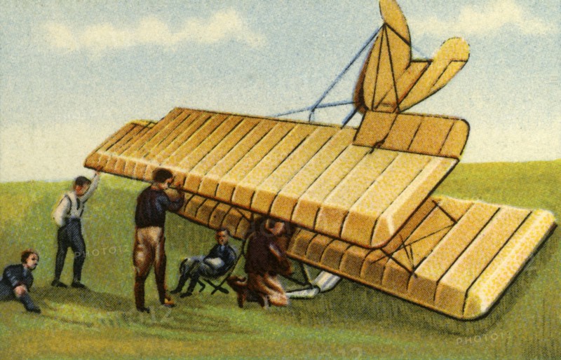 Gutermuth's glider, 1912, (1932). Creator: Unknown.