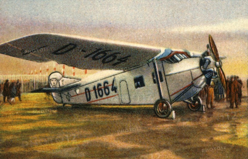 Focke-Wulf A28 Habicht plane, 1920s, (1932). Creator: Unknown.