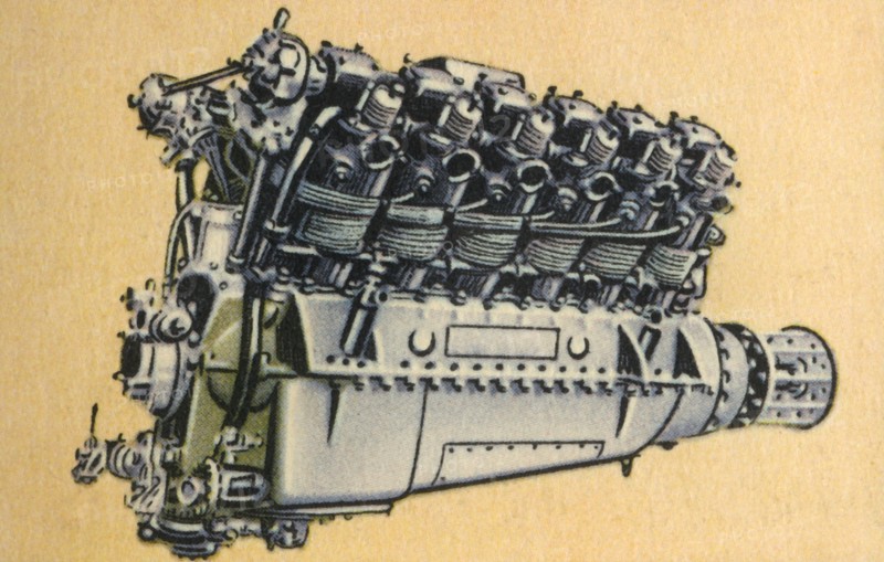 BMW VIIa aircraft engine, 1920s, (1932). Creator: Unknown.