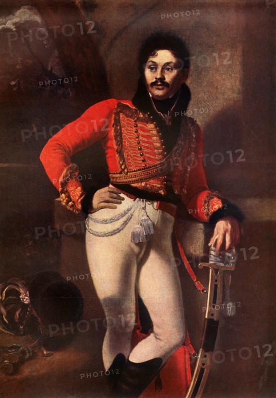 'Portrait of Denis Davydov', c1811, (1939). Creator: Orest Kiprensky.