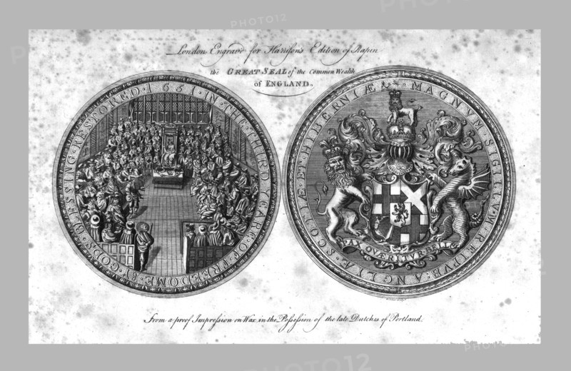 'The Great Seal of the Common Wealth of England', 1785. Creator: Unknown.