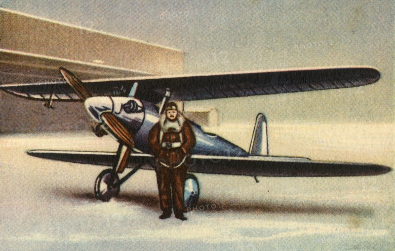 Darmstadt D-18 biplane, 1920s, (1932). Creator: Unknown.