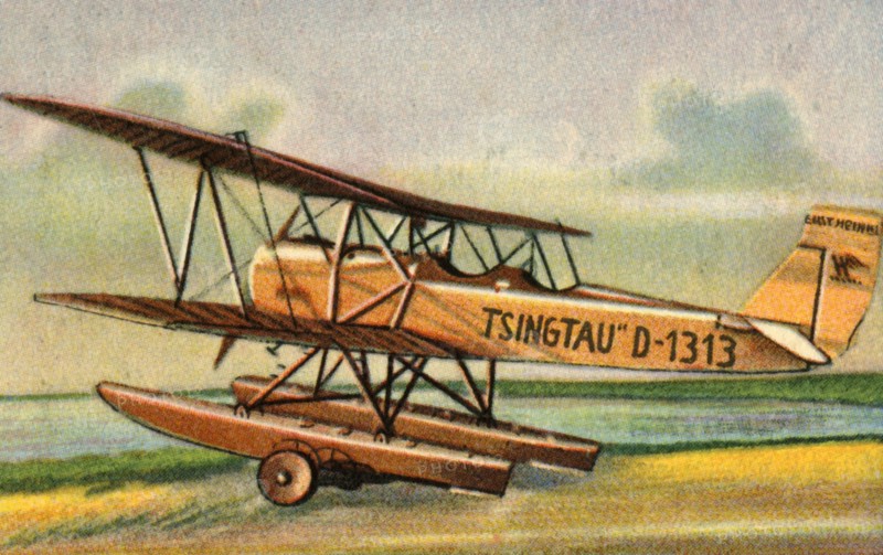 Heinkel HD 24 W Tsingtau seaplane, 1920s, (1932). Creator: Unknown.