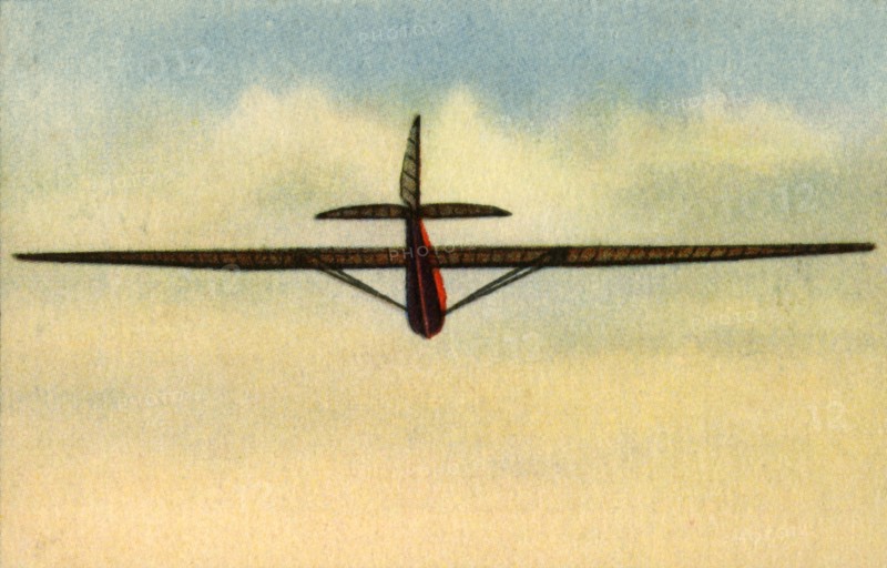 Flying instructor in glider at the Rhön-Rossitten Society gliding school, Germany, 1932.  Creator: Unknown.