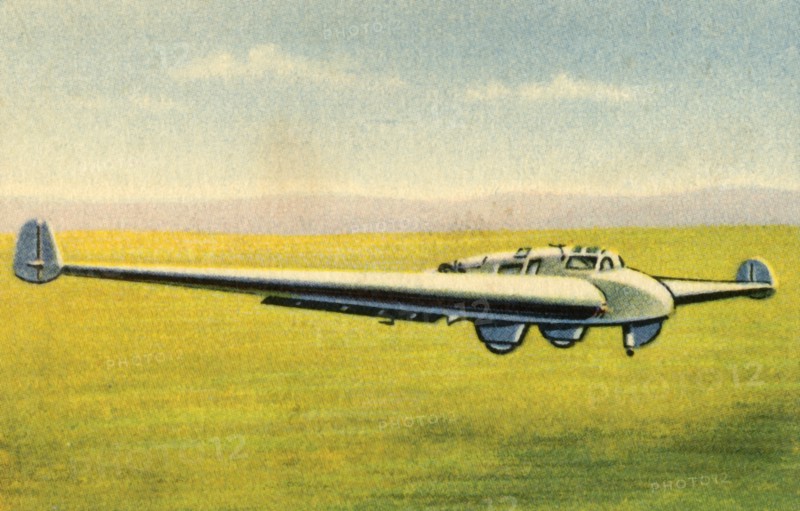 Powered flying-wing plane, 1932.  Creator: Unknown.