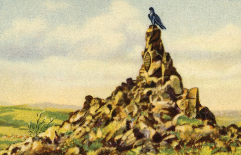 The Fliegerdenkmal, monument on the Wasserkuppe, Hesse, Germany, 1932. Creator: Unknown.
