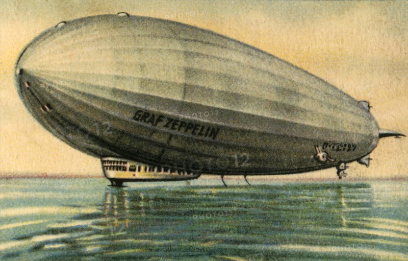 LZ 127 Graf Zeppelin, 1928, (1932).  Creator: Unknown.