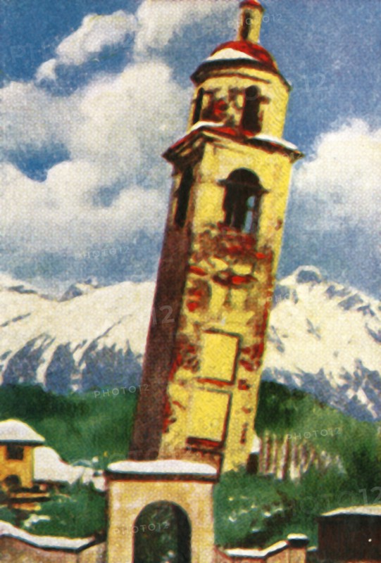 The Leaning Tower of St Moritz, c1928. Creator: Unknown.