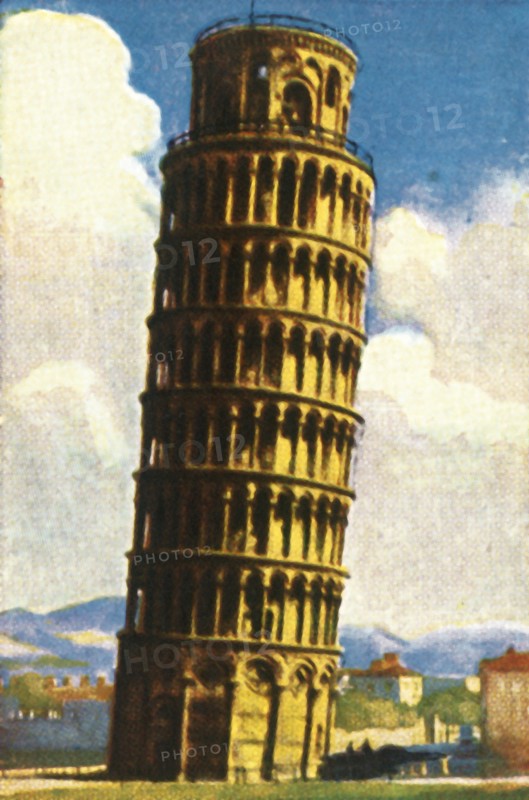 The Leaning Tower of Pisa, c1928. Creator: Unknown.
