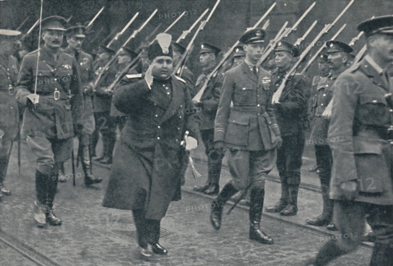 'Welcoming Another Distinguished Foreign Visitor', 1919, (1937). Creator: Unknown.