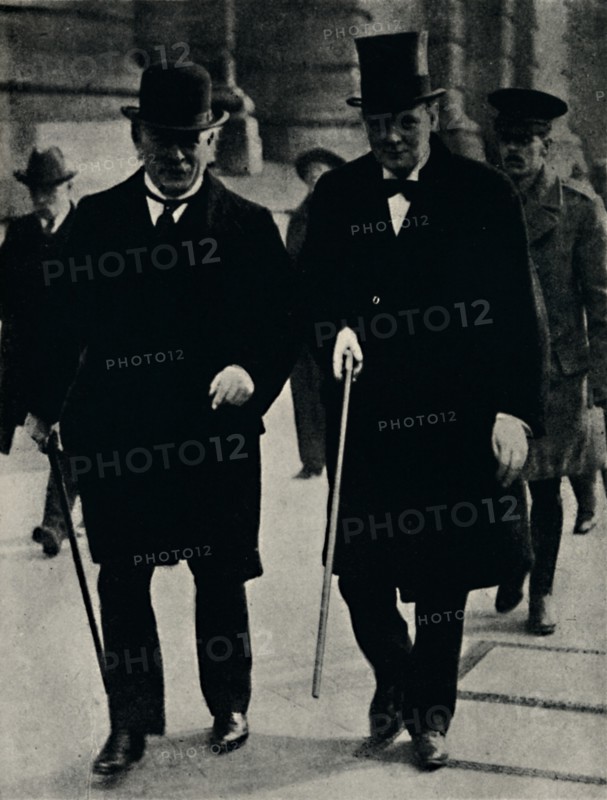 'With David Lloyd George', 1917, (1945).  Creator: Unknown.
