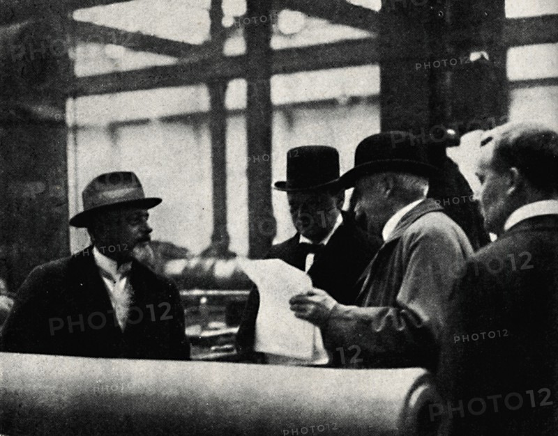 'Inspecting an Arms Factory', c1917, (1945). Creator: Unknown.