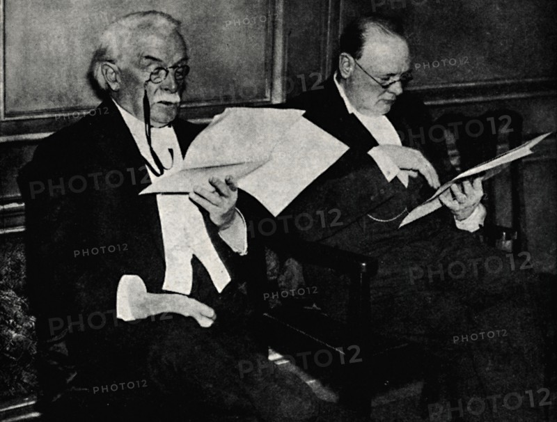 'At a Public Dinner at the Connaught Rooms', 20 November 1934, (1945). Creator: Unknown.